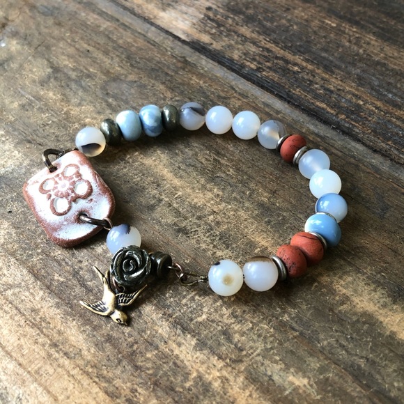 Ceramic Gemstone Bracelet - Picture 5 of 7